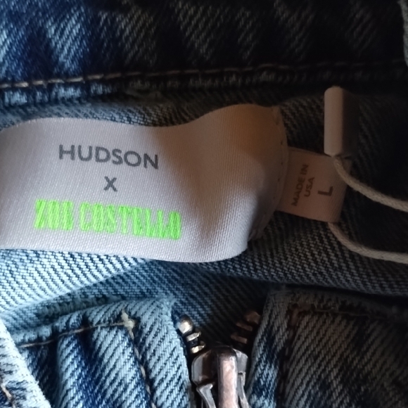Hudson+Zoe Jeans Men's Blue Denim Cargo Jumpsuit - Picture 14 of 16